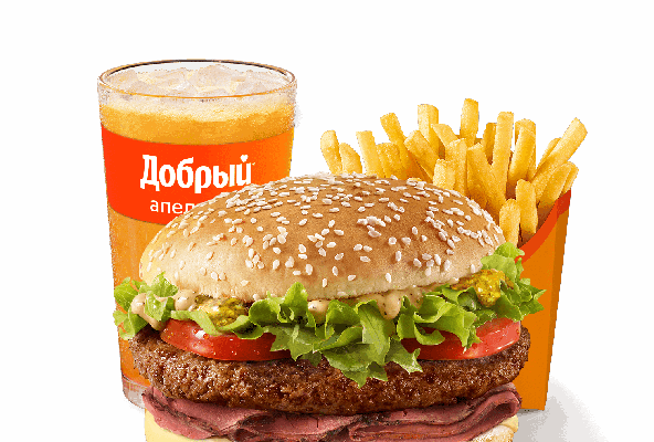 Биг Спешиал Ростбиф Комбо от 447 ₽